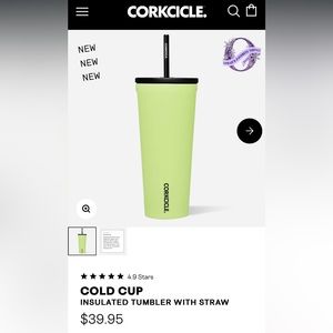 Corkcicle Cold Cup 24 oz —Citron